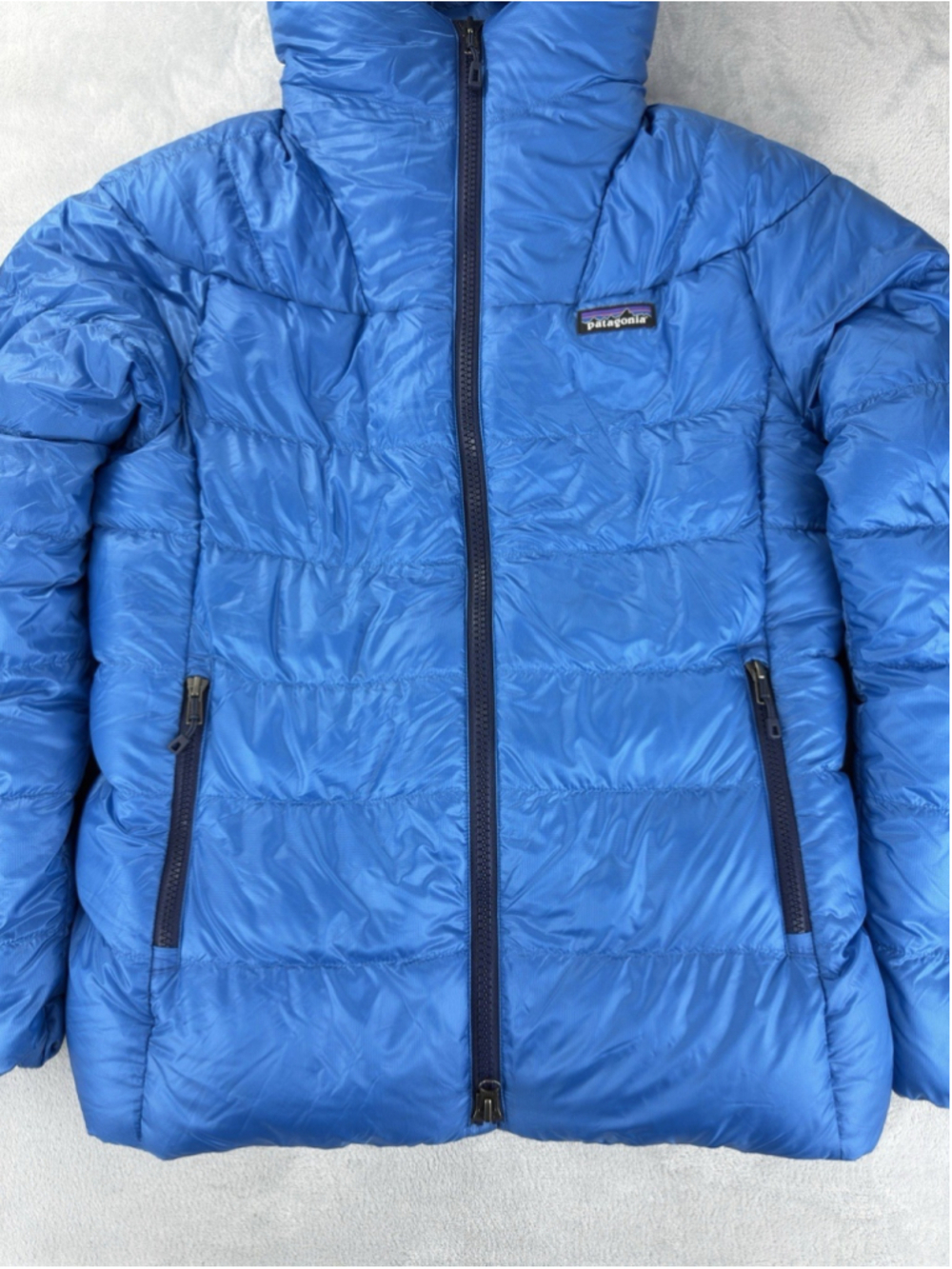 Patagonia Nwt Fitz Roy Down Parka Women Sz Small Endless Blue 84577 Style Number - Picture 9 of 16